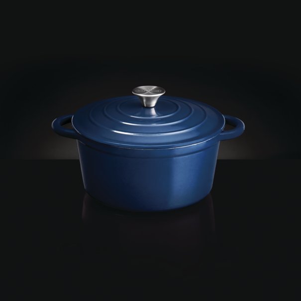 Cast Iron Round Casserole Dish
